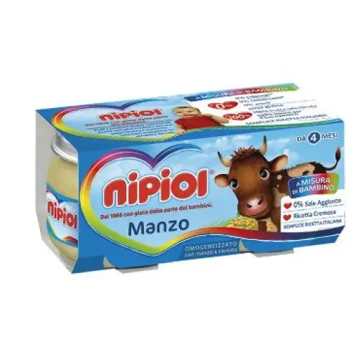 Bœuf Nipiol Homogénéisé 120gx2 Pièces