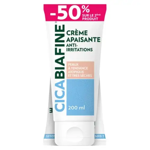 CicaBiafine - Crème Apaisante Anti-Irritations - 2 x 200ml