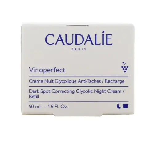 CAUDALIE - Vinoperfect Crème nuit Glycolique Anti-Taches -  Recharge 50 ml