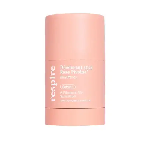 RESPIRE - Déodorant stick  Rose Pivoine - 50g