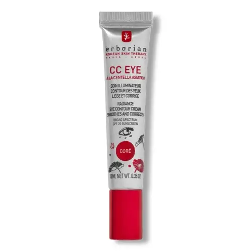 ERBORIAN - CC Eye - Soin Illuminateur Contour des Yeux SPF20 Doré - 10ml