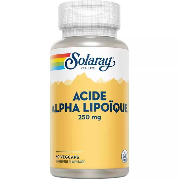 Solaray Acide Alpha Lipoïque 250 mg 60 gélules
