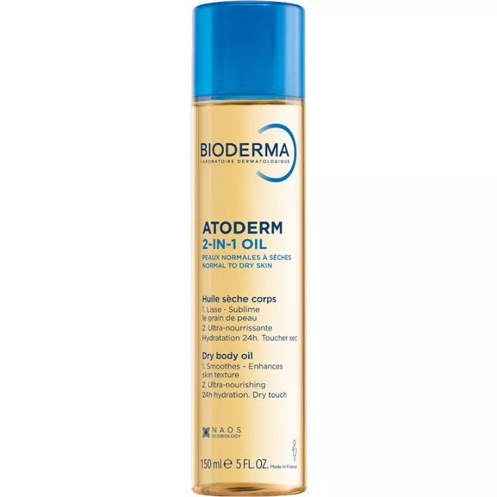 Bioderma Atoderm 2-en-1 Huile Sèche Corps 150 ml