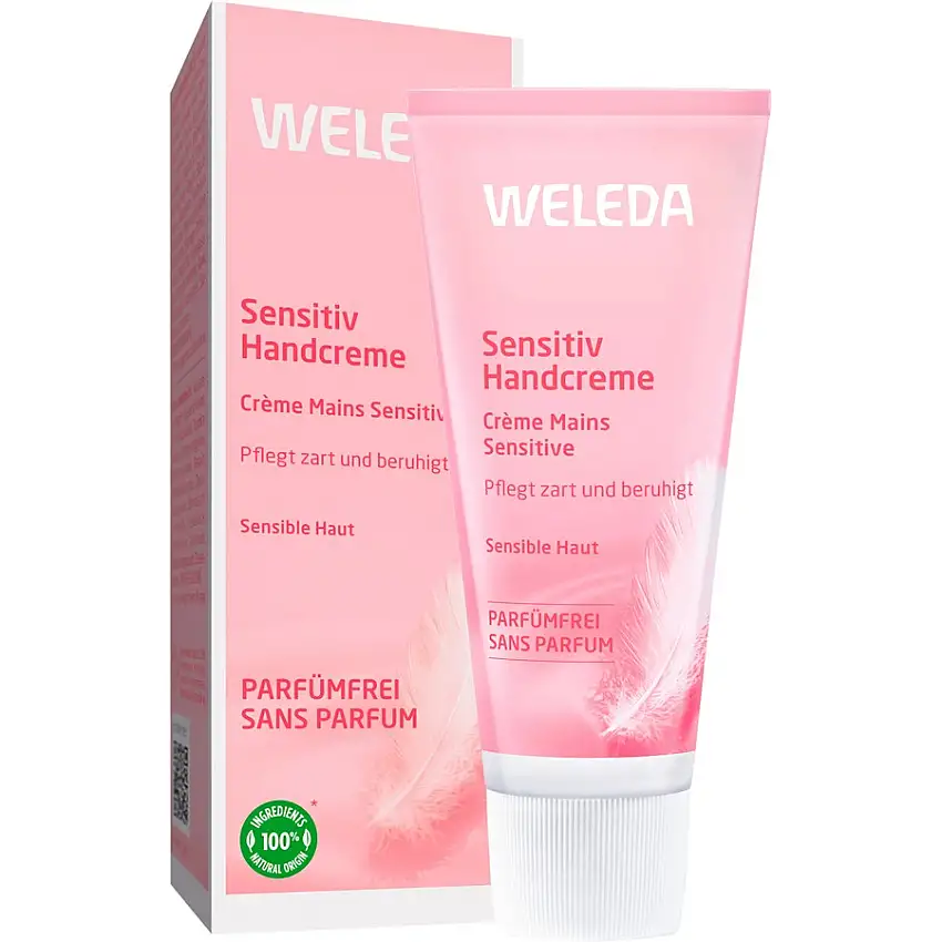 WELEDA Soins des mains et des piedsSoigne & apaise immédiatement les peaux sensibles, sans parfum