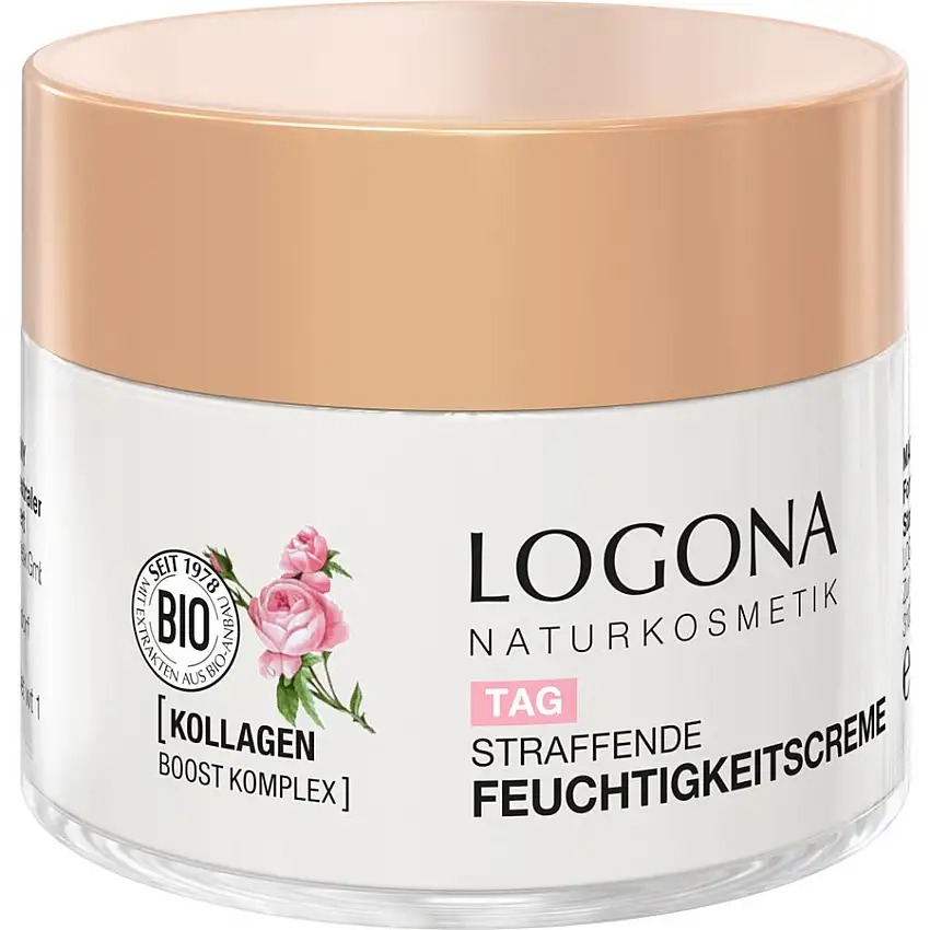 Logona Soins de jourExtrait de rose bio et extrait de graines de pomme