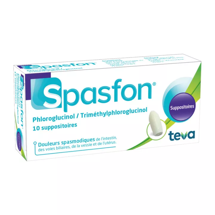 Spasfon Douleurs Spasmodiques 10 Suppositoires