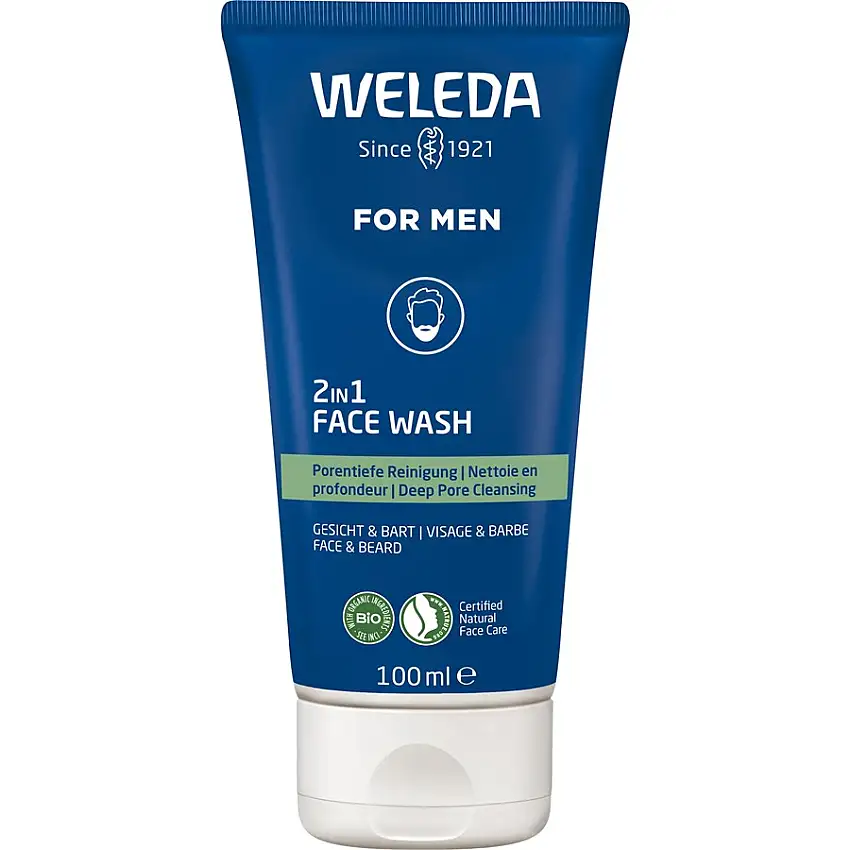 WELEDA Nettoyage du visageNettoyage rafraîchissant en profondeur des pores du visage et de la barbe