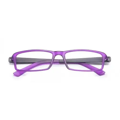 Jumeaux Argent Violet Clair / Noir + 2.00