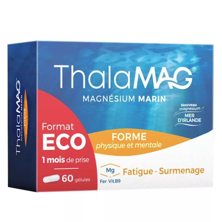 Thalamag Magnesium Marin Forme physique et mentale 60 gélules