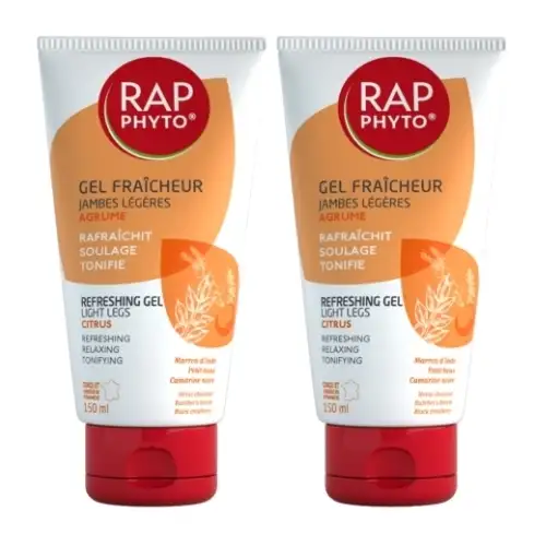 RAP PHYTO Gel Tonic Jambes Légères (Lot de 2 x 150 ml)