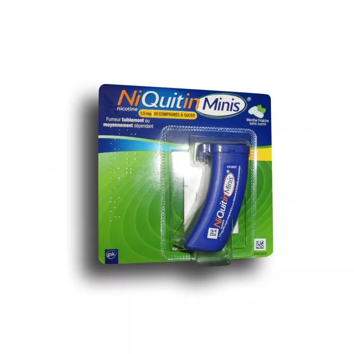 Niquitin Minis 1.5 mg Menthe Fraîche 20 Comprimés*