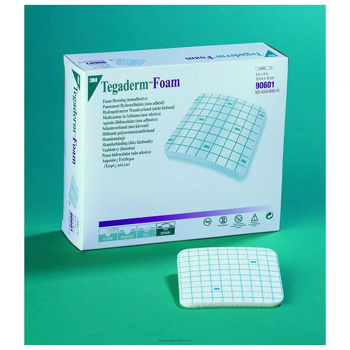 Tegaderm Foam Pansement Hydrocellulaire Non Adhésif