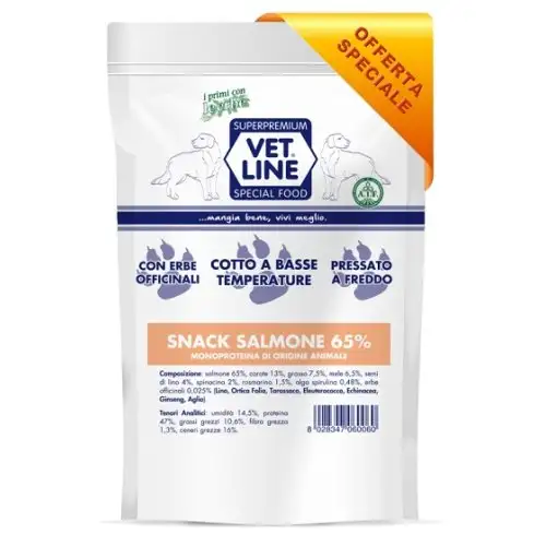 VET LINE SNACK SAUMON 80G