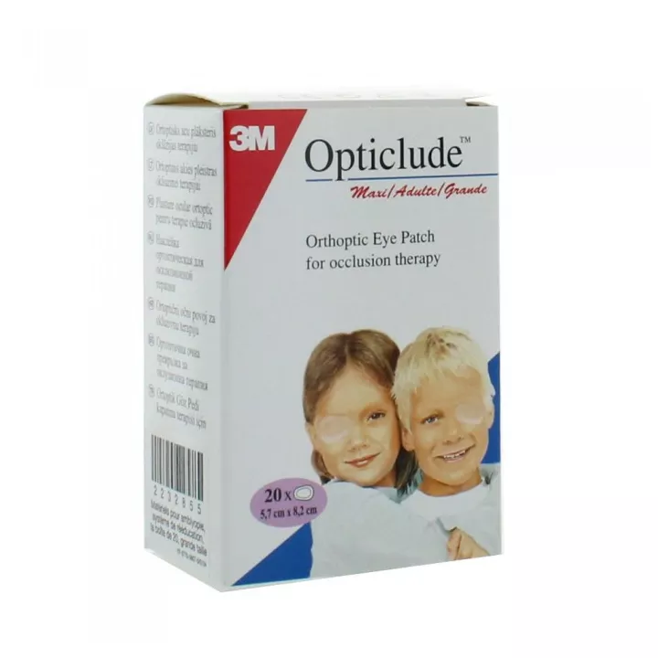Opticlude Écran Orthoptique 20 Pansements