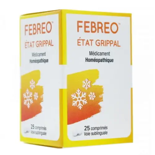 FEBREO Etat Grippal Homéopathie (25 comprimés)