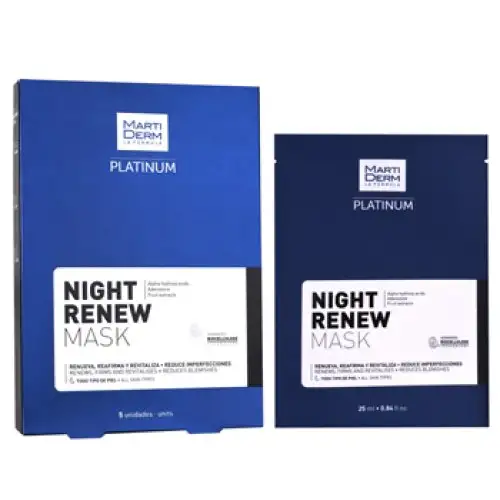 MARTIDERM NIGHT RENEW MASQUE 5PCS