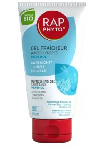 RAP PHYTO Gel Fraîcheur Jambes Légères - Menthol - 150ml