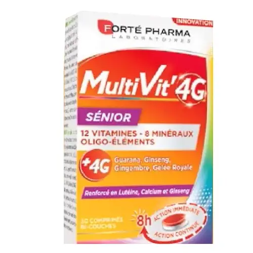 MULTIVIT 4G SENIORS Vitamines (30 comprimés) Forte Pharma