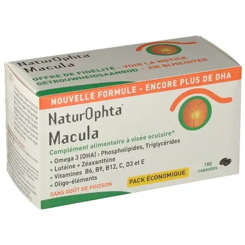 MACULA Vieillissement oculaire (180 capsules PACK ECO) NATUROPHTA Horus