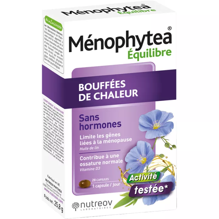 Ménophytea Équilibre Bouffées De Chaleur Sans Hormones 28 capsules