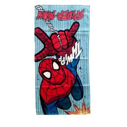 Serviette de plage bébé garçon éponge Spiderman TU