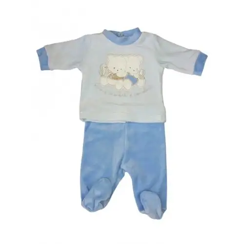Complet 2pcs chenille bébé garçon Ellepi ciel 3 m