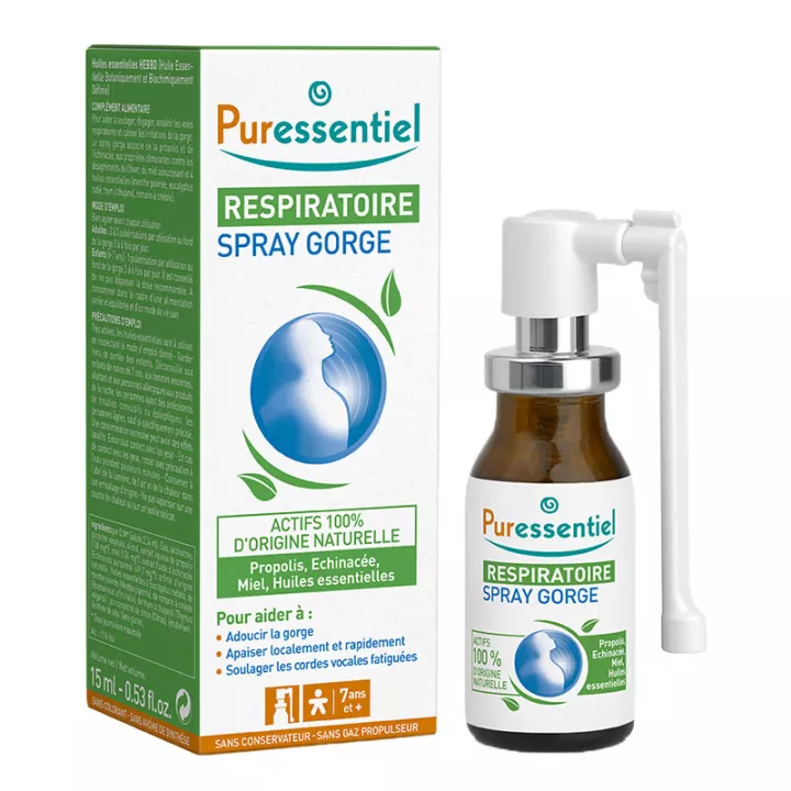 Puressentiel Respiratoire Spray Gorge Aux Huiles Essentielles