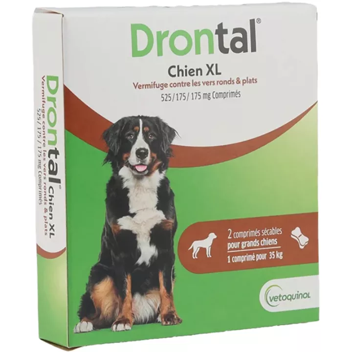 Drontal P XL Chien 2 Comprimés Vétoquinol