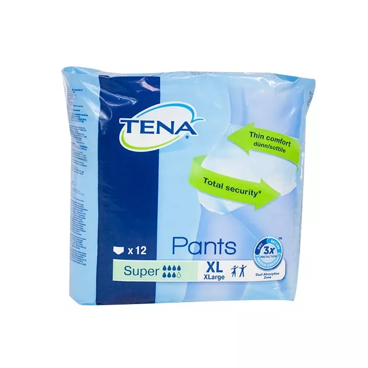 Tena Pants Super Extra Large 12 protections**