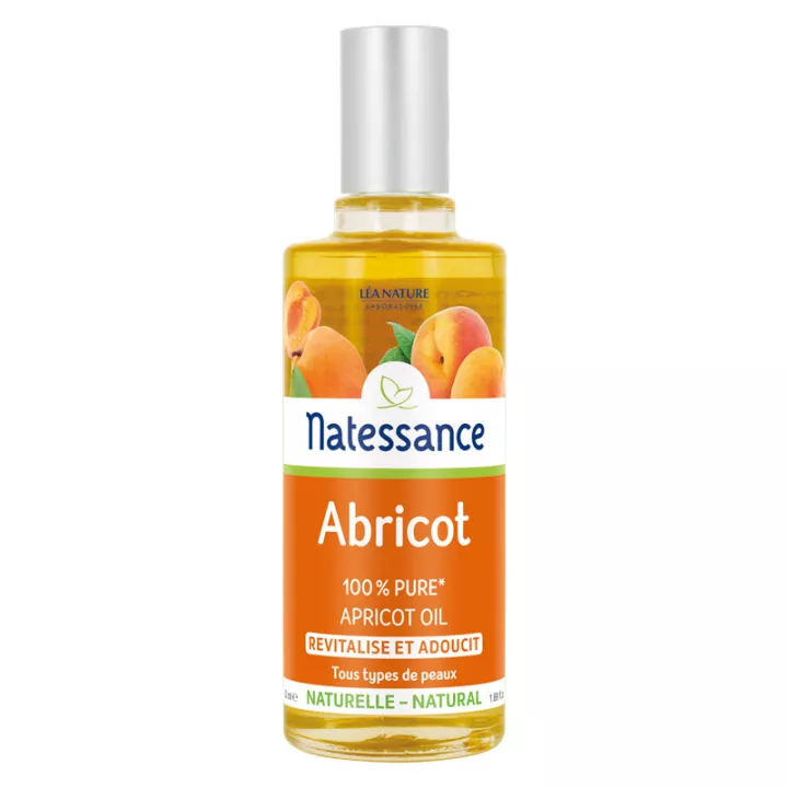 Natessance Huile d'Abricot Revitalise et Adoucit 50 ml