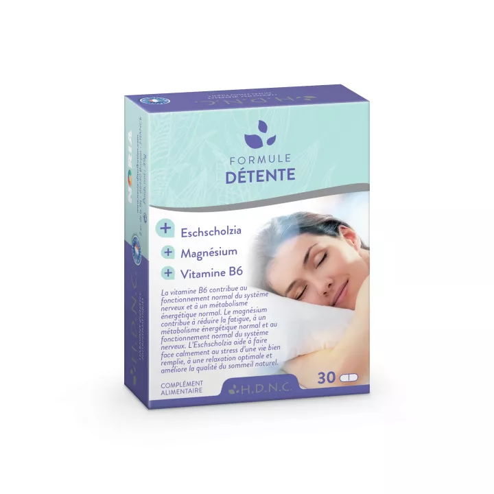 HDNC Harmony Dietetics Formule Sommeil Détente 30 Comprimés