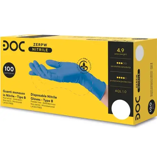 Gant en nitrile Zero Powder 7 100 pièces