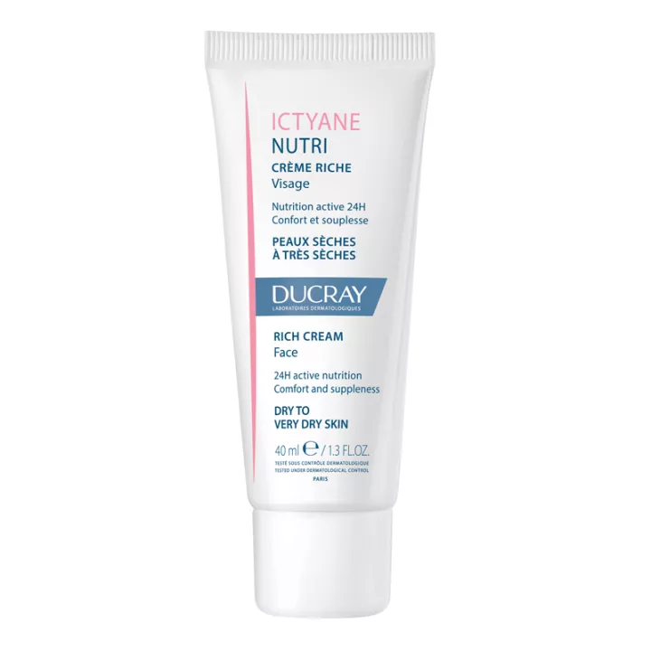 Ictyane Nutri Crème Riche Visage Ducray 40 ml