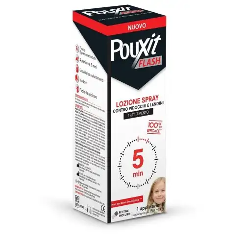 Poutix Flash çozione Spray Pidocchi/Lendini 150ml