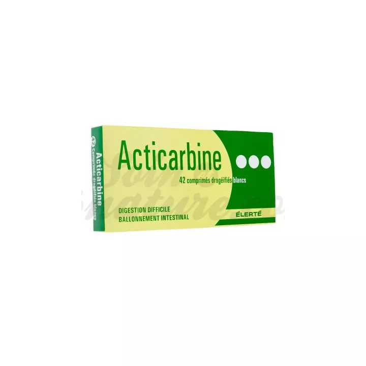 Acticarbine charbon actif ballonnement en comprimés