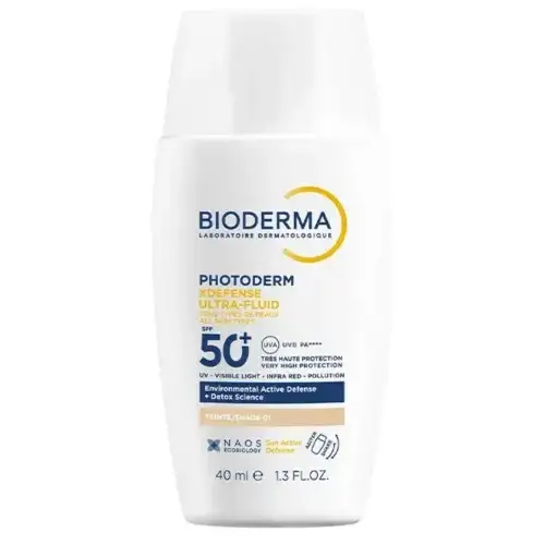 BIODERMA - Photoderm XDEFENSE ULTRA FLUID SPF50+ 40ml - Teinte 01