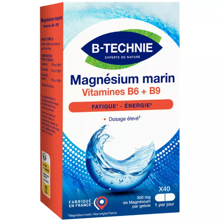 B-Technie Magnésium Marin B6 + B9