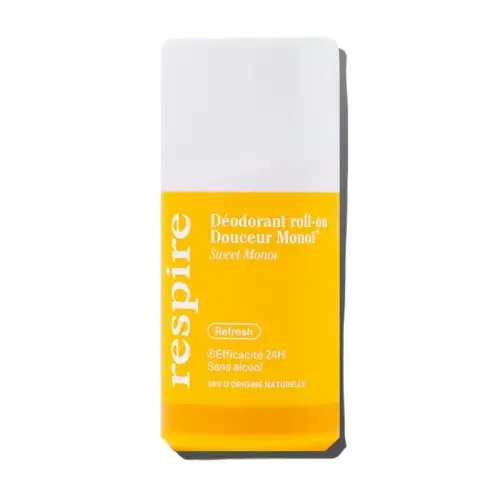 RESPIRE - Déodorant roll-on Rechargeable - Douceur Monoï​​​​​​​