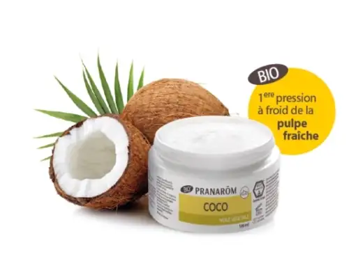 COCO - Pranarom Huile Végétale Bio De Coco - Pot 100ml