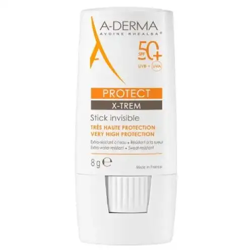 ADERMA - Protect X-trem Stick Solaire SPF50+ Invisible - 8g
