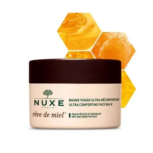 NUXE REVE DE MIEL Baume Visage Ultra Réconfortant Peaux sèches (pot 50ml)