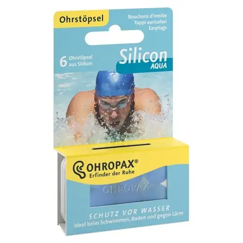 OHROPAX Silicon Aqua Tappi Auricolari per Acqua 6 Pezzi