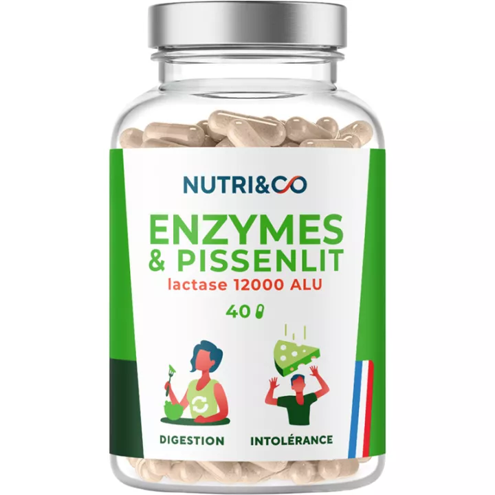 Nutri&Co Les Enzymes & Pissenlit 40 Gélules