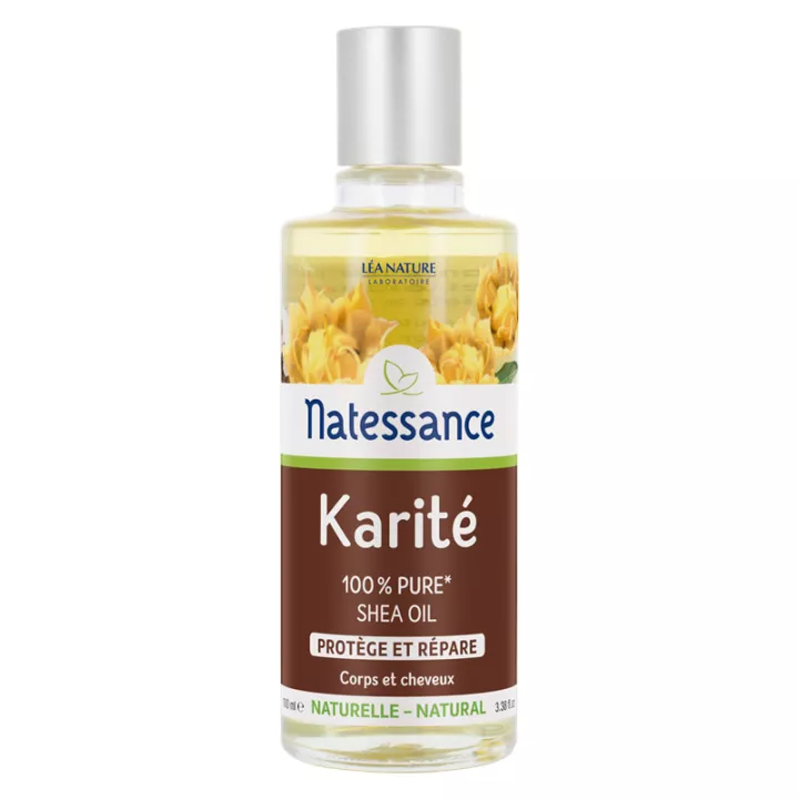 Natessance Karité Huile 100% Pure 100 ml