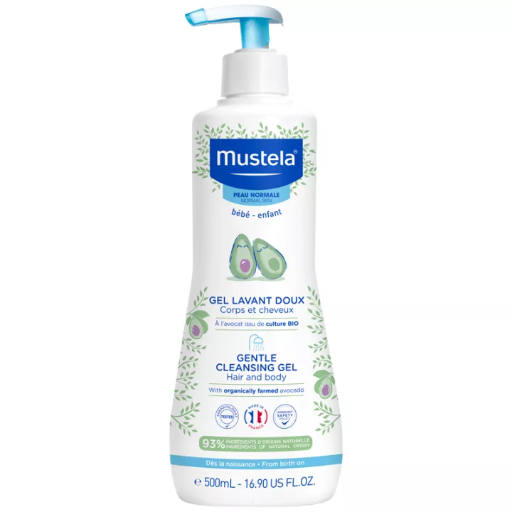 Mustela Bébé-Enfant Gel Lavant Doux Corps & Cheveux 500 ml
