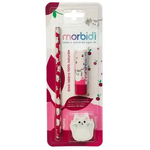 Balsamo Labbra Amarena + Kit da Disegno Morbidì