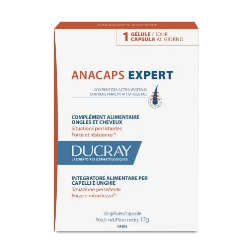 Anacaps Expert Cheveux Et Ongles Ducray 30 Gélules