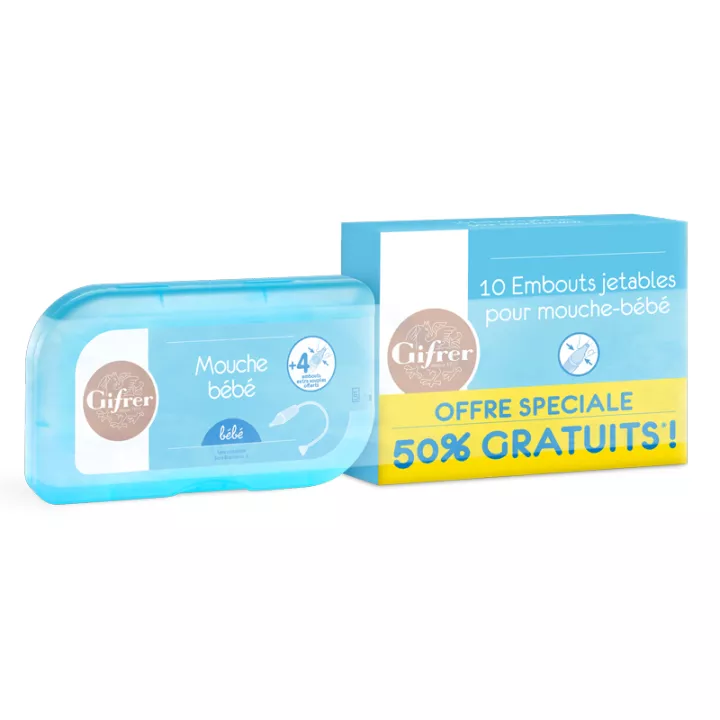 Gifrer Lot Mouche bébé + 10 embouts