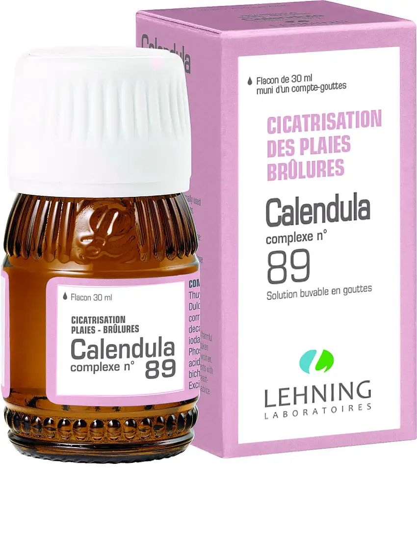 Calendula complexe n°89, solution buvable en gouttes