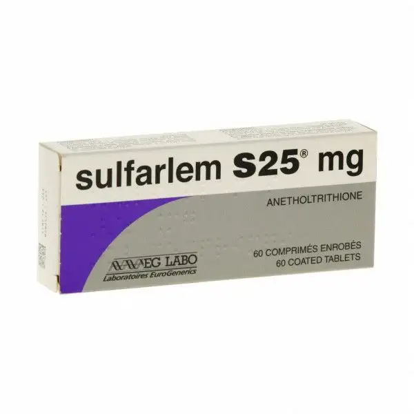 Sulfarlem S 25mg Comprimés x60